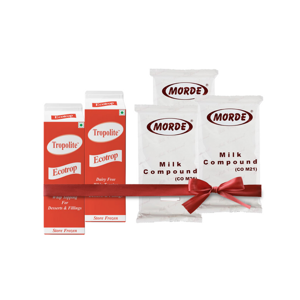 The Bakers Basket 5 -Tropolite Ecotrop Whipping Cream 1kg x 2 &  Morde Milk Chocolate 400g x3