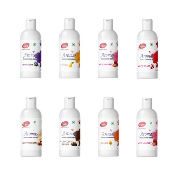 Tropolite Aromas - Colour and Flavour Emulsion 50ml (Pack of 8)