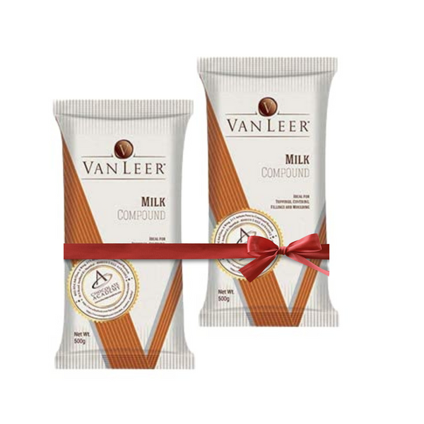 Vanleer Milk Compound Slab Offer 500 g X 2 (Pack of 2)