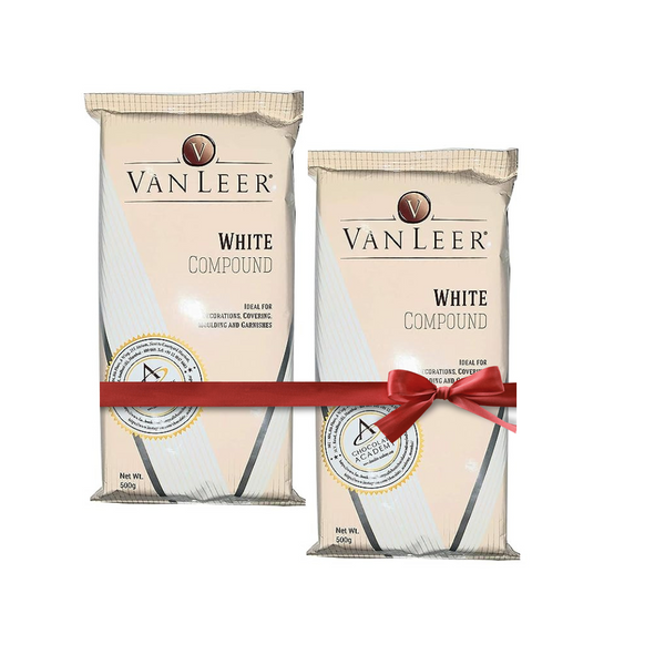 Vanleer White Compound Slab Offer 500 g X 2 (Pack of 2)