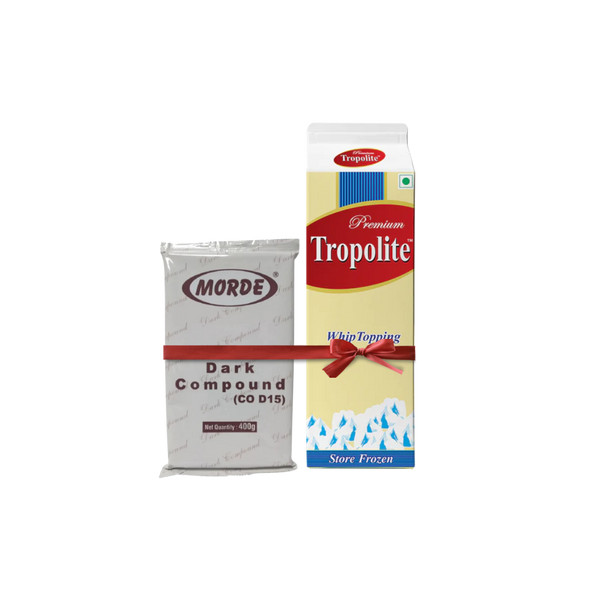 Combo- Morde Dark 400 Gm + Tropolite Premium Whipping Cream 1 Kg - Tropilite Foods