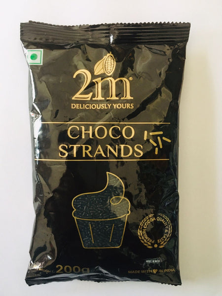 2M -Choco Strands - Sprinkles - 200 g - Tropilite Foods