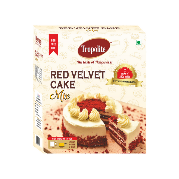 Tropolite Red Velvet Cake Mix - 500 g - Tropilite Foods