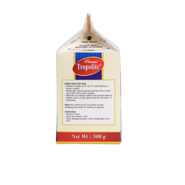 Tropolite Premium Whipping Cream - 500 g - Tropilite Foods