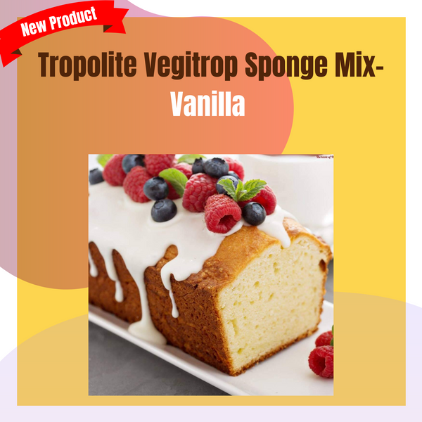 Tropolite Vegitrop Sponge Mix - Chocolate & Vanilla - 500 g/1 kg - Tropilite Foods