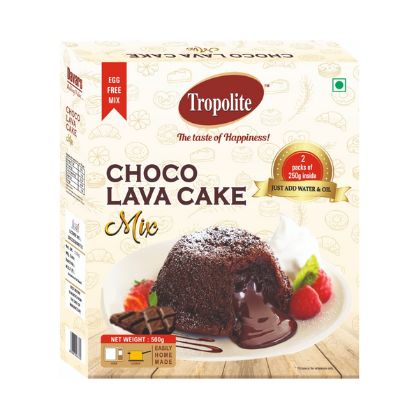 Tropolite Vegitrop Choco Lava Cake Mix - 500 g - Tropilite Foods