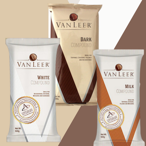 Van Leer Dark / Milk / White Compounds - 500 g - Tropilite Foods