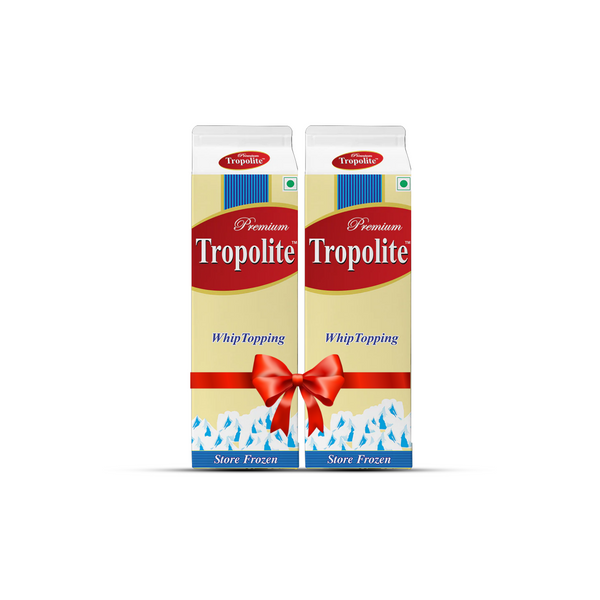 Tropolite Premium Whipping Cream Offer 1kg X 2  (Pack Of 2) - Tropilite Foods